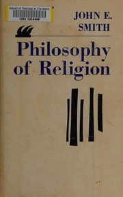 Cover of: Philosophy of religion.