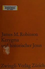 Cover of: Kerygma und historischer Jesus