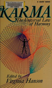Cover of: Karma: the universal law of harmony