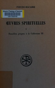 Cover of: Oeuvres spirituelles