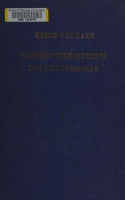 Cover of: Ursprungsgeschichte des Bewusstseins.