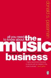 Cover of: All You Need to Know About the Music Business