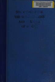 Cover of: Selections from the commentaries and homilies of Origen