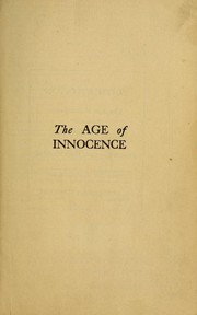 Cover of: The Age of Innocence