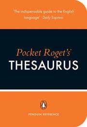 The pocket Roget's thesaurus