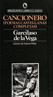 Cover of: Cancionero: poesías castellanas completas