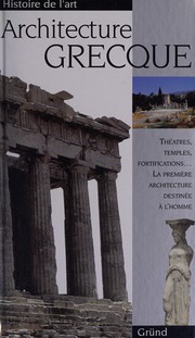 Cover of: Architecture grecque by Marta Llorente