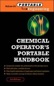 Chemical operator's portable handbook