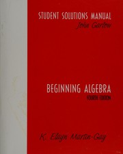 Cover of: Student Solutions Manual