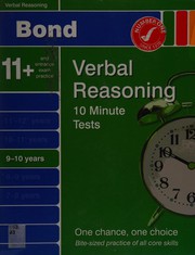 Cover of: Bond 10 minute tests 9-10 years: Verbal reasoning