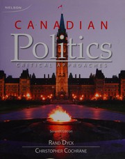 Cover of: Canadian politics by Perry Rand Dyck