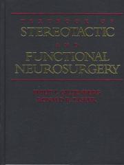 Cover of: Textbook of Stereotactic and Functional Neurosurgery