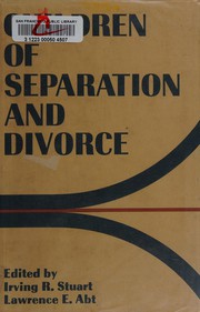Cover of: Children of separation and divorce.