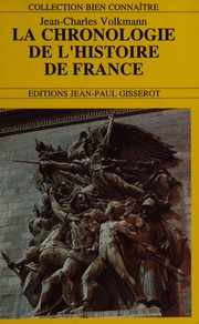 Cover of: Chronologie de l'histoire de France
