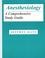 Cover of: Anesthesiology