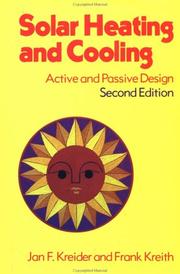 Solar heating and cooling : active and passive design