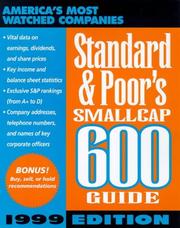 Cover of: Standard & Poor's Smallcap 600 Guide: 1999 Edition (Standard & Poor's SmallCap 600)