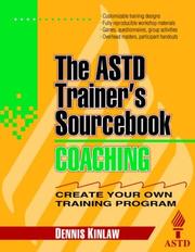 Cover of: Coaching: The ASTD Trainer's Sourcebook