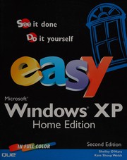 Cover of: Easy Microsoft Windows XP by Shelley O'Hara