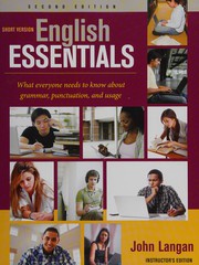 Cover of: English essentials: what everyone needs to know about grammar, punctuation, and usage