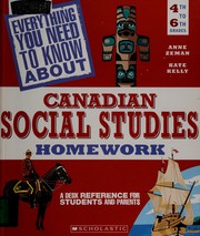 Cover of: Everything you need to know about Canadian social studies homework