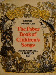 Cover of: The faber book of children's songs (songbk - eng/fr) arr. d. mitchell & r. biss