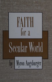 Cover of: Faith for a secular world