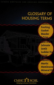Cover of: Glossary of housing terms