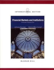 Cover of: Financial markets and institutions: a modern perspective
