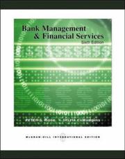 Cover of: Bank Management and Financial Services by Peter S. Rose, Sylvia C. Hudgins