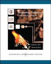 Technology Ventures by Richard C. Dorf