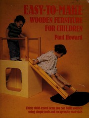Cover of: Easy-To-Make Wooden Furniture for Children