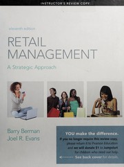 Cover of: Retail management by Barry Berman