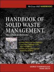 Cover of: Handbook of Solid Waste  Management by Frank Kreith, George Tchobanoglous