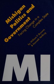 Cover of: Michigan politics & government: facing change in a complex state