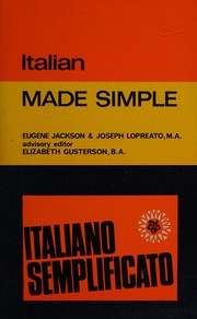 Cover of: Italian made simple by Eugene Jackson
