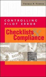 Cover of: Controlling Pilot Error: Checklists & Compliance