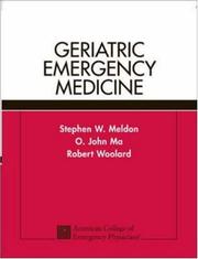 Geriatric emergency medicine