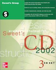 Cover of: Sweet's Cd 2002: 5.0 (Sweet's)