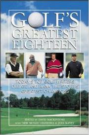 Cover of: Golf's Greatest Eighteen