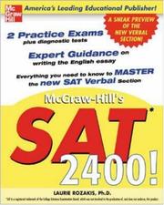 Cover of: SAT 2400! : A Sneak Preview of the New SAT English Test