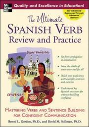 Cover of: The ultimate Spanish verb and sentence building book