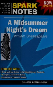 Cover of: A midsummer night's dream, William Shakespeare