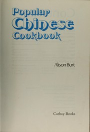 Cover of: Popular Chinese Cookery