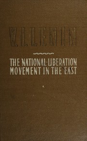 Cover of: The national-liberation movement in the East.