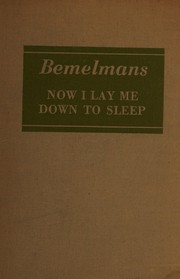 Cover of: Now I lay me down to sleep