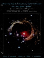 Cover of: Observing Projects Using Starry Night Enthusiast for use with Comins and Kaufmann's Discovering the Universe