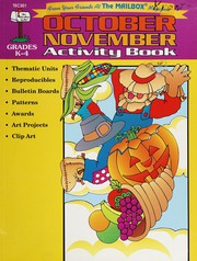 Cover of: The October/November activity book