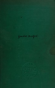 The letters of Gamaliel Bradford, 1918-1931 by Bradford, Gamaliel