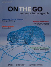 Cover of: On the go: sentence to paragraph